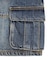 CARGO POCKET DENIM MINI SKIRT