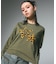 LEOPARD STAR L/S BABY TEE