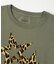 LEOPARD STAR L/S BABY TEE