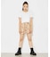 MARBLE PRINT SHORT PANTS