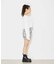 MARBLE PRINT SHORT PANTS