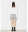 MARBLE PRINT SHORT PANTS