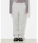 TWEED JERSEY WIDE FLARE PANTS