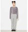 TWEED JERSEY WIDE FLARE PANTS