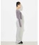 TWEED JERSEY WIDE FLARE PANTS