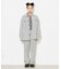TWEED JERSEY WIDE FLARE PANTS