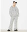 TWEED JERSEY WIDE FLARE PANTS