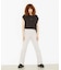 GATHERED EASY FLARE PANTS