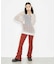 GATHERED EASY FLARE PANTS