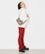 GATHERED EASY FLARE PANTS