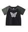 GLITTER BUTTERFLY RAGLAN S/S BABY TEE