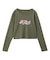 RHINESTONE AND GLITTER LOGO L/S BABY TEE