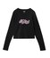 RHINESTONE AND GLITTER LOGO L/S BABY TEE