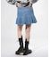 PLEATED MINI SKIRT