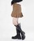PLEATED MINI SKIRT