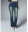 BUTTERFLY POCKET SKINNY DENIM PANTS
