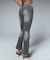 BUTTERFLY POCKET SKINNY DENIM PANTS