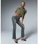 BUTTERFLY POCKET SKINNY DENIM PANTS