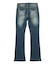 BUTTERFLY POCKET SKINNY DENIM PANTS