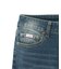 BUTTERFLY POCKET SKINNY DENIM PANTS