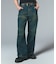 PANELED DENIM PANTS