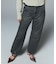 PANELED DENIM PANTS