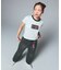 PANELED DENIM PANTS