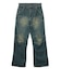 PANELED DENIM PANTS