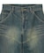 PANELED DENIM PANTS