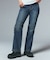 SIDE VENTILATION FLARE DENIM PANTS