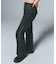 SIDE VENTILATION FLARE DENIM PANTS