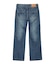 SIDE VENTILATION FLARE DENIM PANTS