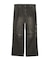 SIDE VENTILATION FLARE DENIM PANTS