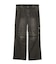 SIDE VENTILATION FLARE DENIM PANTS