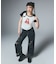 DISTRESSED LOOSE STRAIGHT DENIM PANTS