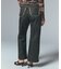 DISTRESSED LOOSE STRAIGHT DENIM PANTS