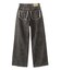 DISTRESSED LOOSE STRAIGHT DENIM PANTS