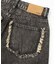 DISTRESSED LOOSE STRAIGHT DENIM PANTS