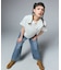 WAIST ADJUST DENIM PANTS
