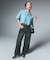 WAIST ADJUST DENIM PANTS