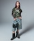 FADED 2WAY WIDE LEG CARGO PANTS