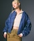 PANELED FUR REVERSIBLE MA-1 JACKET