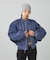 PANELED FUR REVERSIBLE MA-1 JACKET