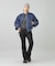 PANELED FUR REVERSIBLE MA-1 JACKET