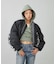 PANELED FUR REVERSIBLE MA-1 JACKET