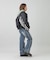 PANELED FUR REVERSIBLE MA-1 JACKET