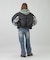 PANELED FUR REVERSIBLE MA-1 JACKET