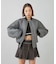 PANELED FUR REVERSIBLE MA-1 JACKET