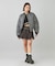 PANELED FUR REVERSIBLE MA-1 JACKET