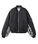 PANELED FUR REVERSIBLE MA-1 JACKET